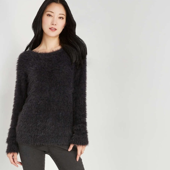 Joe Fresh Sweaters - Joe Fresh Black Fluffy Sweater